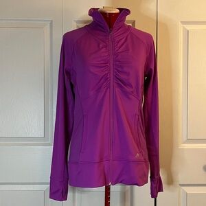 Adidas Climalite Zip Up Jacket M in Fuchsia